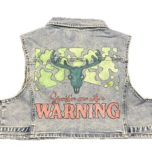 Morgan Wallen - Akira Cropped Denim Vest